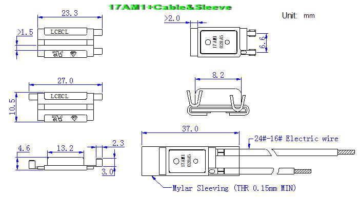 17AM1 series for high voltage motor overcurrent protection